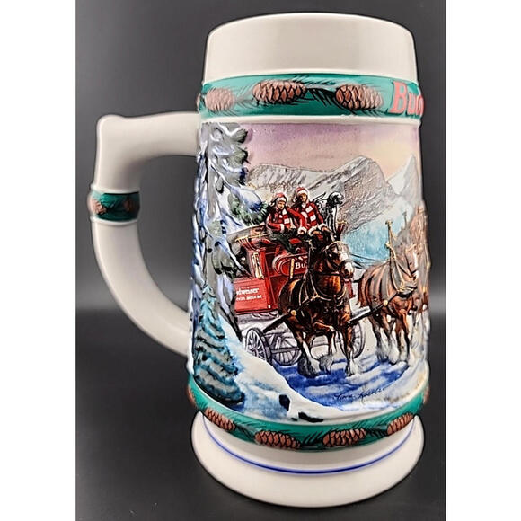 1993 Budweiser Holiday Steinnull